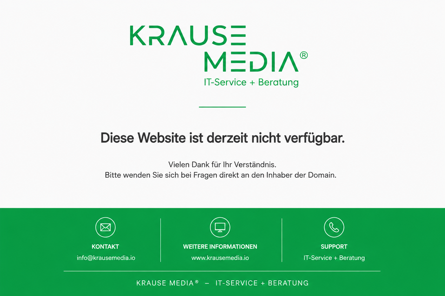 Website derzeit nicht verf���gbar
